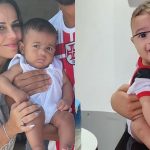 "Meu piratinha": Viviane Araújo comemora 5º 'mêsversário' do filho, Joaquim