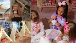 Momento fofura! Ana Paula Siebert prepara festa do pijama luxuosa para filha