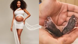 Lucy Ramos celebra a chegada de Kyara, filha com o diretor Thiago Luciano: ‘Benção’
