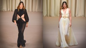 Desfile da Charth traz fluidez e recortes estratégicos com Camila Queiroz como destaque