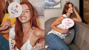 Giovanna Lancellotti opta por look casual para festa ‘pré-wedding’ e reúne famosos