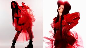 Sabrina Sato usa look ‘diferentão’ no estilo punk para megashow de Lady Gaga no Rio